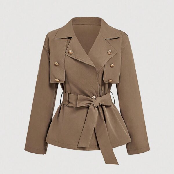 Veste style trench-coat